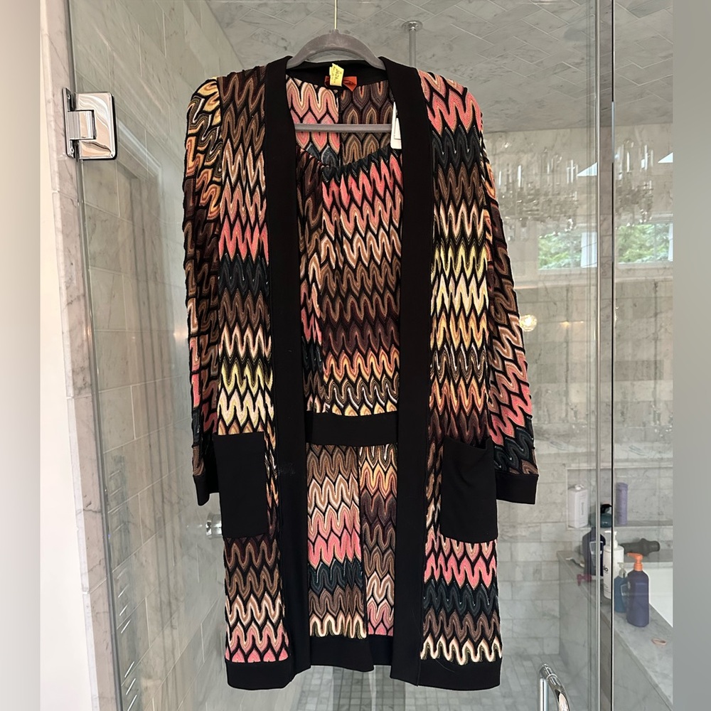 Missoni Multicolor Zigzag Cardigan